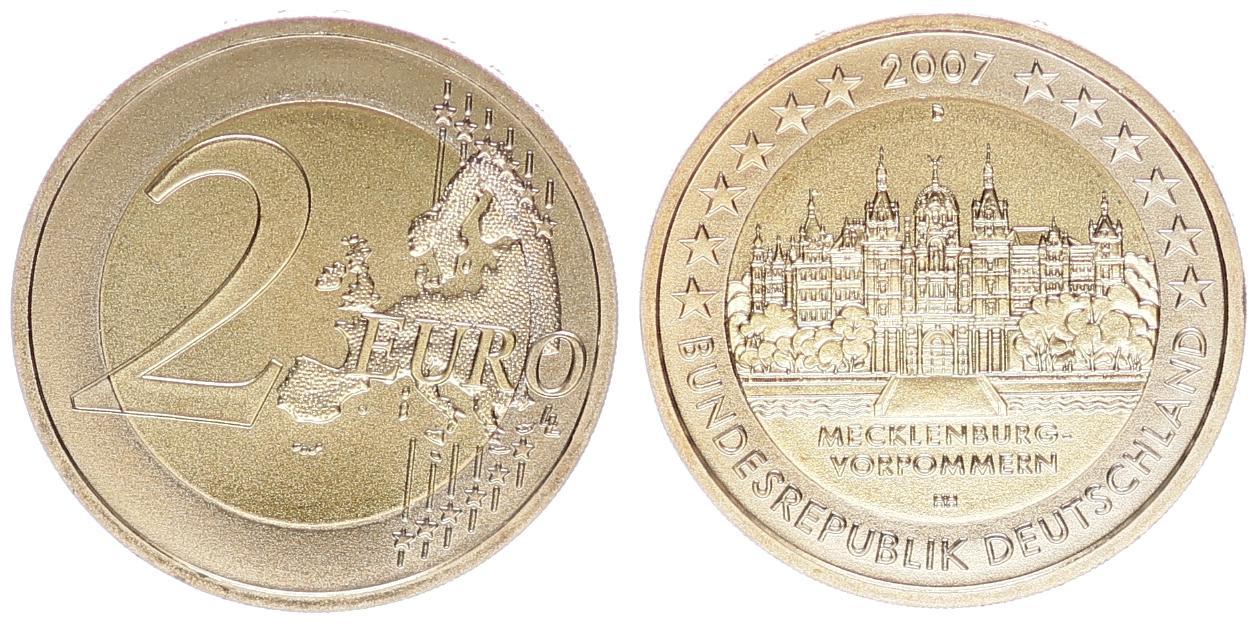 2 euro d schwerin 2007 d bundesrepublik deutschland 2 euro