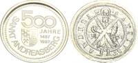 Bergbau St. Andreasberg / Harz Medaille Medaille 500 Jahre St. Andreasberg/ Andreaskreuz in Originalkapsel -