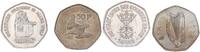 Großbritannien - GB 50 Pence GB/Deutschland Präsentationsprobe der Gräbener Pressen auf 50 Pence Rohling -