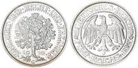 Deutschland / Weimar 5 Reichsmark Eichbaum offizielle Neuprägung der Hamburger Münze -