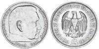 Drittes Reich - Deutschland 5 Mark Paul von Hindenburg -