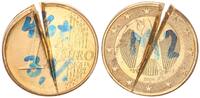 Deutschland BRD 1 Euro 2004 D Probeprägung in Messing vz-st, enwertet 12,132.44 元 含税 ＋  417.94 元 运费