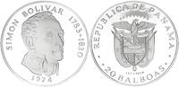 Panama 20 Balboas Simon Bolivar -