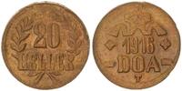 Kolonien / Deutsch-Ostafrika 20 Heller J.727b Messing -