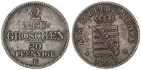 Sachsen 2 Neugroschen -