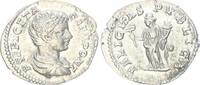 Antike / Römische Kaiserzeit/ Geta Denar Geta als Cäsar, 198-209 RS: Felicitas n.l.stehend, FELICITAS PUBLICA -