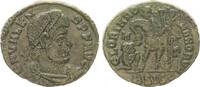 Antike / Römische Kaiserzeit AE 3 (Follis) Valens Valens n.r. gehend, einen Gef. hinter sich herziehend, GLORIA ROMANORVM -
