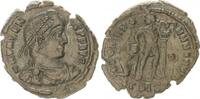 Antike / Römische Kaiserzeit AE 3 (Follis) Valens Valens n.r. gehend, einen Gef. hinter sich herziehend, GLORIA ROMANORVM -
