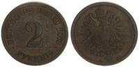Kaiserreich 2 Pfennig seltenes Jahr -