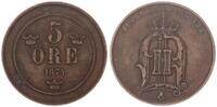 Schweden 5 Öre Oskar II. (1872-1907) * -