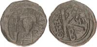Antike / Byzanz Tiberius II. Constantinus Halbfollis Byzanz Tiberius II. Constantinus Konstantinopel Bronze Halbfollis -