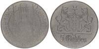 Polen / Danzig 5 Gulden Fälschung in Blei-Zinn Legierung mit Randschrift -