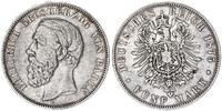 Kaiserreich - Baden 5 Mark Friedrich I. -