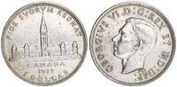 Kanada 1 Dollar Besuch von König George VI. -