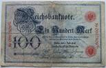 Deutsches Reich, Kaiserreich 100 Mark Udr-Bst.:D, Serie C -