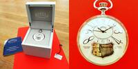 Schweiz, HERREN Taschenuhr, wunderschöne BOEGLI TASCHENUHR m. MOZART-REUGE-Musikwerk, Schw. Qualität (2022), -