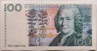 Schweden 100 Kronen Carl von Linné, Unterschrift Urban Bäckström -