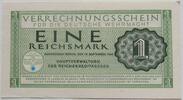 Drittes Reich, Third Reich 1 Reichsmark Verrechnungsschein für die Deutsche Wehrmacht -