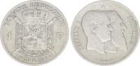 Belgien 1 Frank 1880 Leopold II. 1865-1909 ss 209.18 元 含税 ＋  74.89 元 运费
