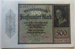 Deutsches Reich 500 Mark Ro. 70, Udr.-Bst A, Serie E -