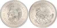 Mexiko 5 Pesos Aztekenkönig Cuauhtemoc, Silber -