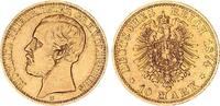 Deutschland / Kaiserreich / Oldenburg 10 Mark Gold Nicolaus Friedrich Peter -