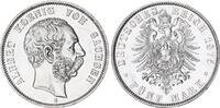 Deutsches Kaiserreich - Sachsen 5 Mark Silber König Albert -