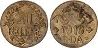 Kolonien Deutsch-Ostafrika 20 Heller DOA J.724b Messing -