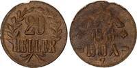 Kolonien Deutsch-Ostafrika 20 Heller J.727 Messing -