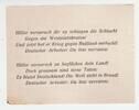 3.Reich Propaganda Flugblatt / Passierschein Russisches Flugblatt Front Nachrichten - Propaganda gegen das Dritte Reich -