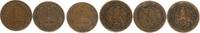 Niederlande Lot 3x1 Cent Niederlande 3x 1 Cent 1882,97,98 ss -