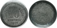 Deutschland / Kaiserreich 10 Pfennig Abschlag/Fehlprägung Kaiserreich 10 Pfennig 1917 schüsselförmiger Abschlag/Fehlprägung 2,7g vz -