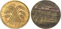 Deutschland / Weimar 5 Pfennig, einseitig geprägt 5 Pfennig, einseitig geprägt, nur Ährenseite, dünner Schrötling, Riffel,prfr. -