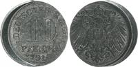 Deutschland / Kaiserreich / 10 Pfennig Fehlprägung Kaiserreich 10 Pfennig Fehlprägung J.299 15% dezentriert und verformt -
