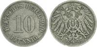 Deutschland / Kaiserreich 10 Pfennig-Variante Kaiserreich 10 Pfennig 1910 G Variante:Reich mit J geschrieben ss -