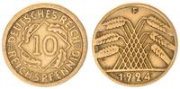 Deutschland / WEIMAR 10 Pfennig WEIMAR 10 Pfennig 1924 F (1) -