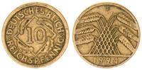 Deutschland / WEIMAR 10 Pfennig WEIMAR 10 Pfennig 1924 F (2) -