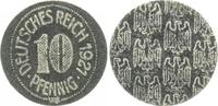 Deutschland / WEIMAR / PROBEPRÄGUNG Hartpappe Probe 10 Pfennig WEIMAR Pergament Hartpappe Probe 10 Pfennig 1921 (Schwarz)(2) -
