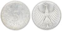 xxx Deutschland 5 DM 1974 J J.387 Silber Kursmünze vz 82.84 元 含税 ＋  74.89 元 运费