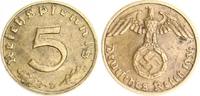 Deutschland / Drittes Reich 5 Pfennig Drittes Reich 5 Pfennig 1936 D seltenes Jahr -