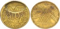 Deutschland / WEIMAR 10 Pfennig Fehlprägung WEIMAR 10 Pfennig Mzz. D Fehlprägung -