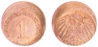 Deutschland / Kaiserreich 1 Pfennig 1 Pfennig 1915 ohne Mzz J.10 25% dezentriert -