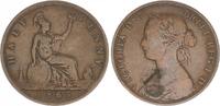 Großbritannien - England 1/2 Penny Großbritannien Half Penny 1863 Queen Victoria -
