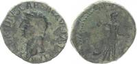 Antike / Römische Kaiserzeit / Claudius As Claudius As mit Rückseitendarstellung Minerva mit Speer und Schild n.r. stehend -