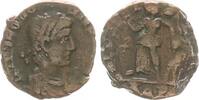 Antike / Römische Kaiserzeit/ Theodosius I AE 4 Theodosius I AE 4, Victoria n.l. gehend, SALVS REI PVBLICAE -