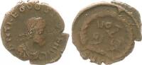 Antike / Römische Kaiserzeit/ Theodosius I AE 4 Theodosius I AE 4, VOT X MVLT XX in Kranz -