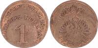 Kaiserreich 1 Pfennig 1 Pfennig 1887 Fehlprägung Doppelschlag 2x geprägt -