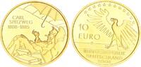 Deutschland / Eurowährung 10 Euro Carl Spitzweg 2008 Münzzeichen D 10 Euro 200 Geb. Carl Spitzweg 2008 Münzzeichen D -