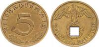 Deutschland / Drittes Reich 5 Pfennig Drittes Reich 5 Pfennig 1936 A seltenes Jahr -