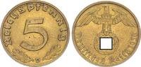 Deutschland / Drittes Reich 5 Pfennig Drittes Reich 5 Pfennig 1936 D seltenes Jahr -
